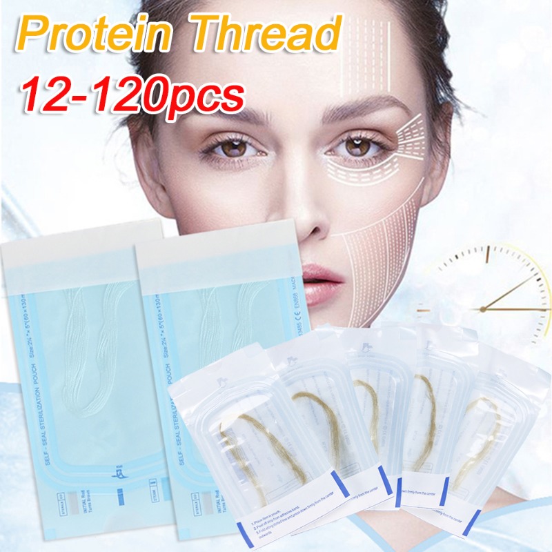 Instant Lift Collagen Protein Thread Set, Face Filler Absorbable Thread  Firming Silk Fibroin Line Carving Face Gifts - Temu