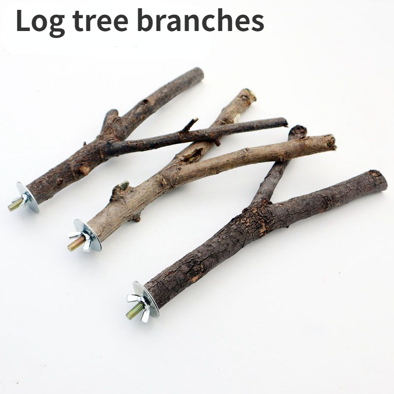 Bird Stand Branch Small And Medium Parrot Log Tree Hook Bird - Temu