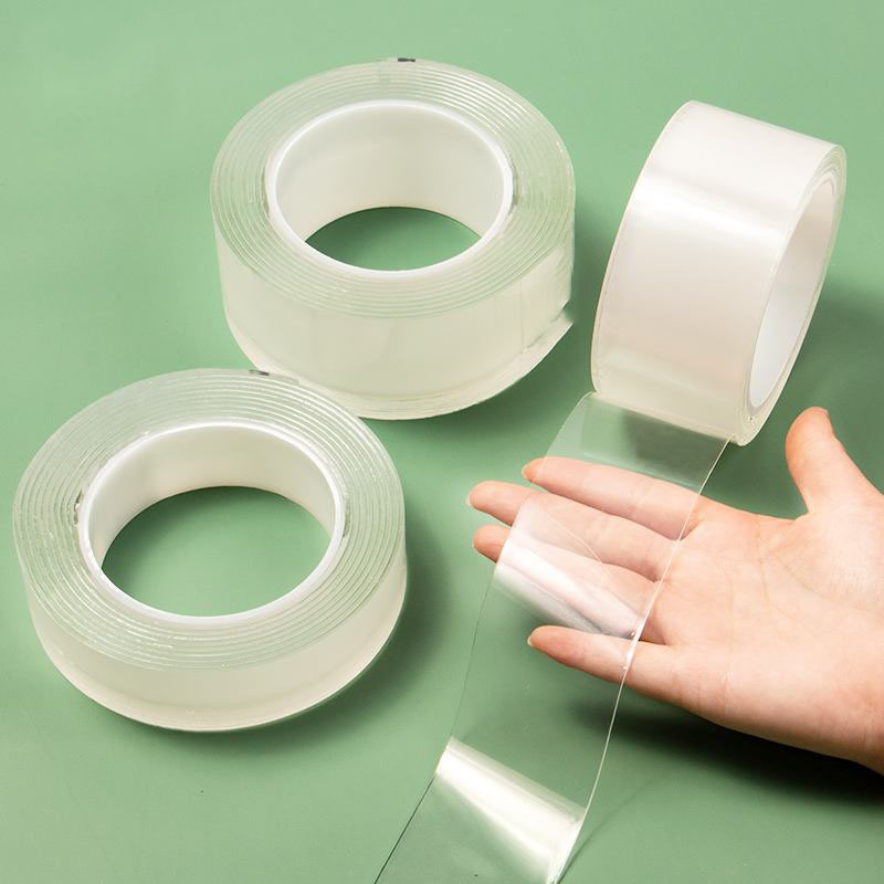 Transparent Nano Tape Washable Reusable Double Sided Tape