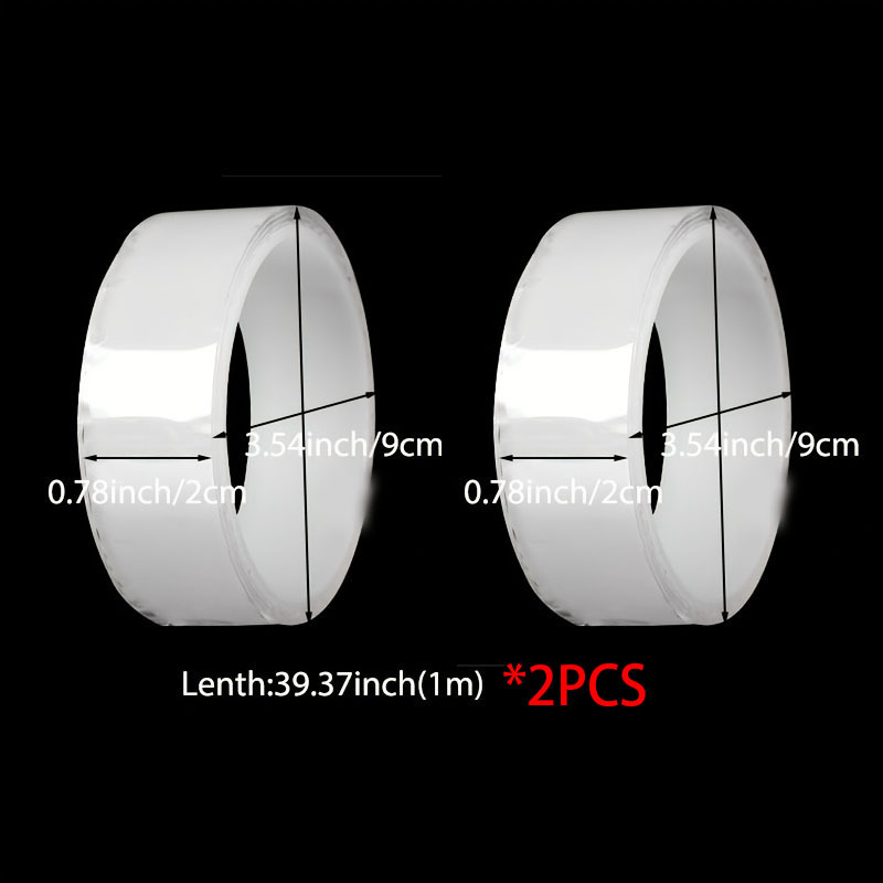 Transparent Nano Tape Washable Reusable Double Sided Tape