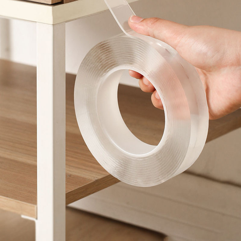 Transparent Nano Tape Washable Reusable Double Sided Tape