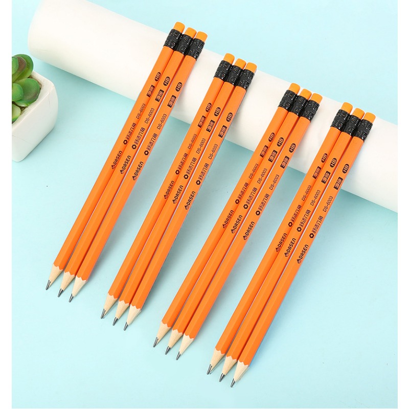 Thick Rod Pencil Kids, Thick Pencil Eraser, Wood Novelty Pencil