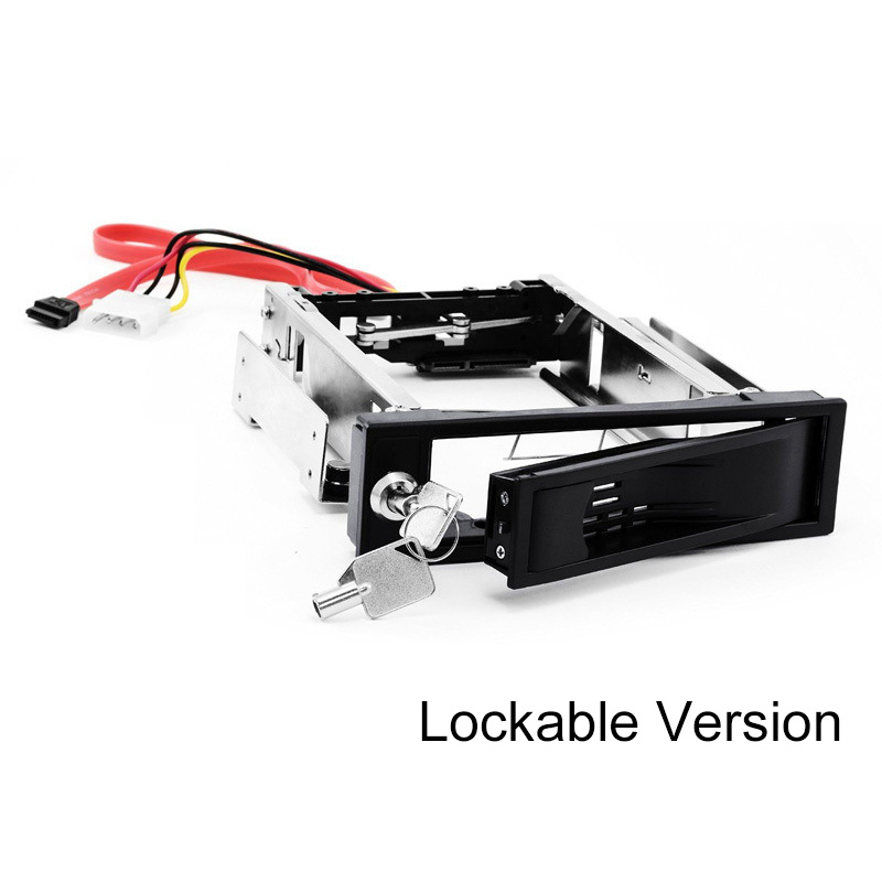 3.5  To 5.25 Hard Drive Hot Swap Bay Stainless Internal Mounting Bracket  Adapter 3.5 Inch SATA HDD Frame