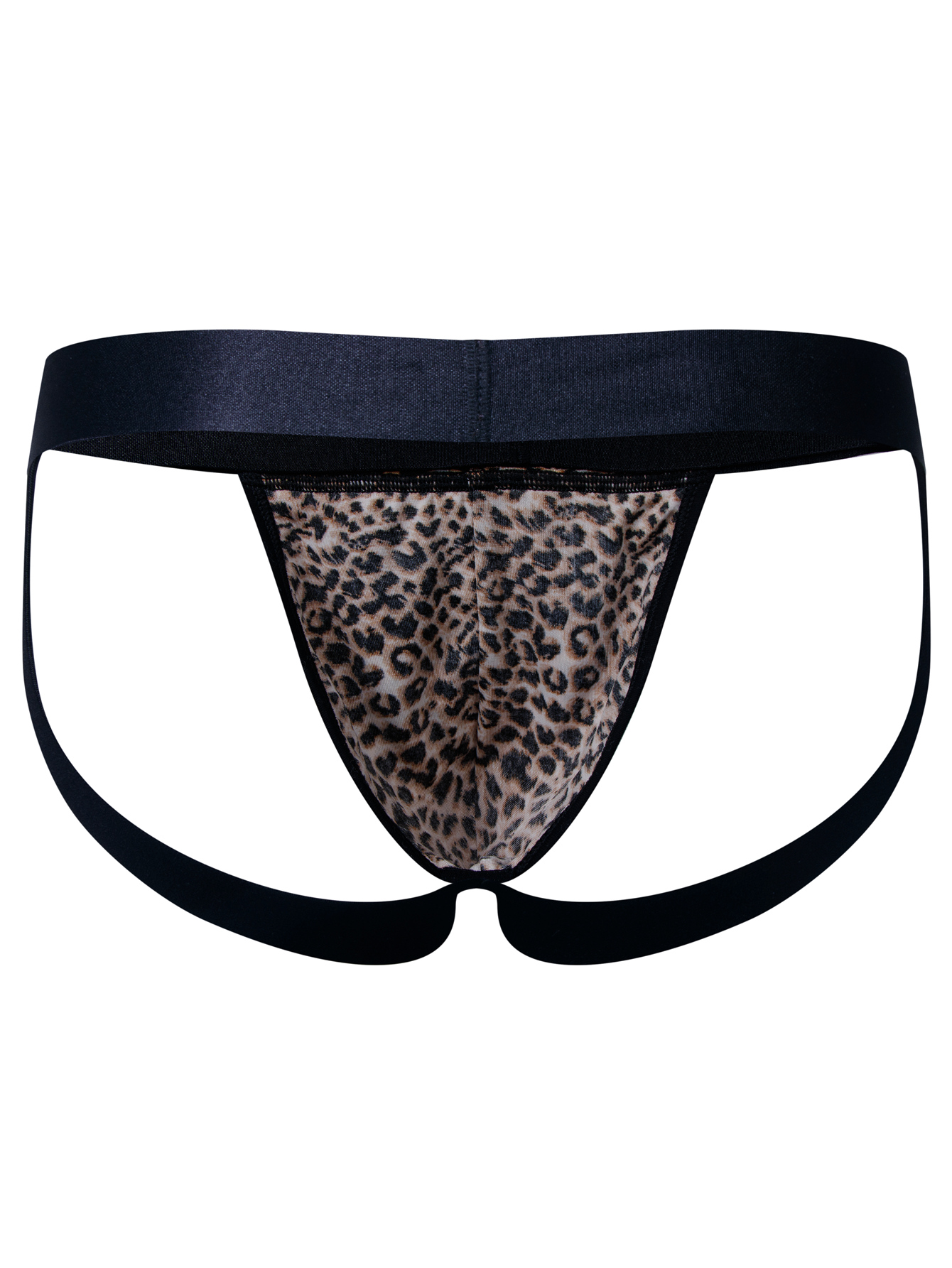 Fashion Leopard Print Sexy Men's G-strings Male Thong Underwear