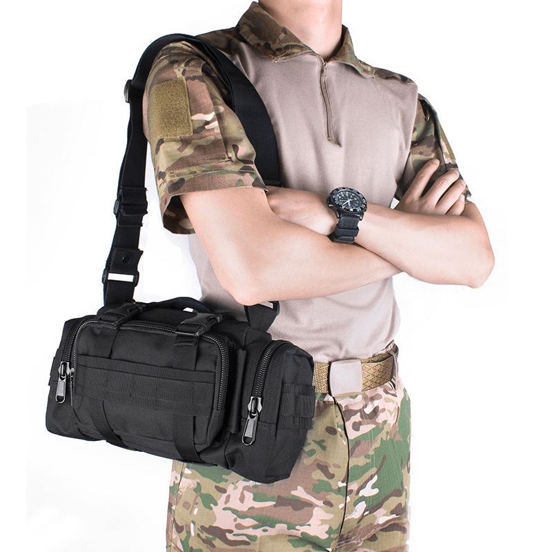 Pinfect Crossbody Waist Bag Scratch-proof Waist Pack for Outdoor Hiking  Fishing Climbing