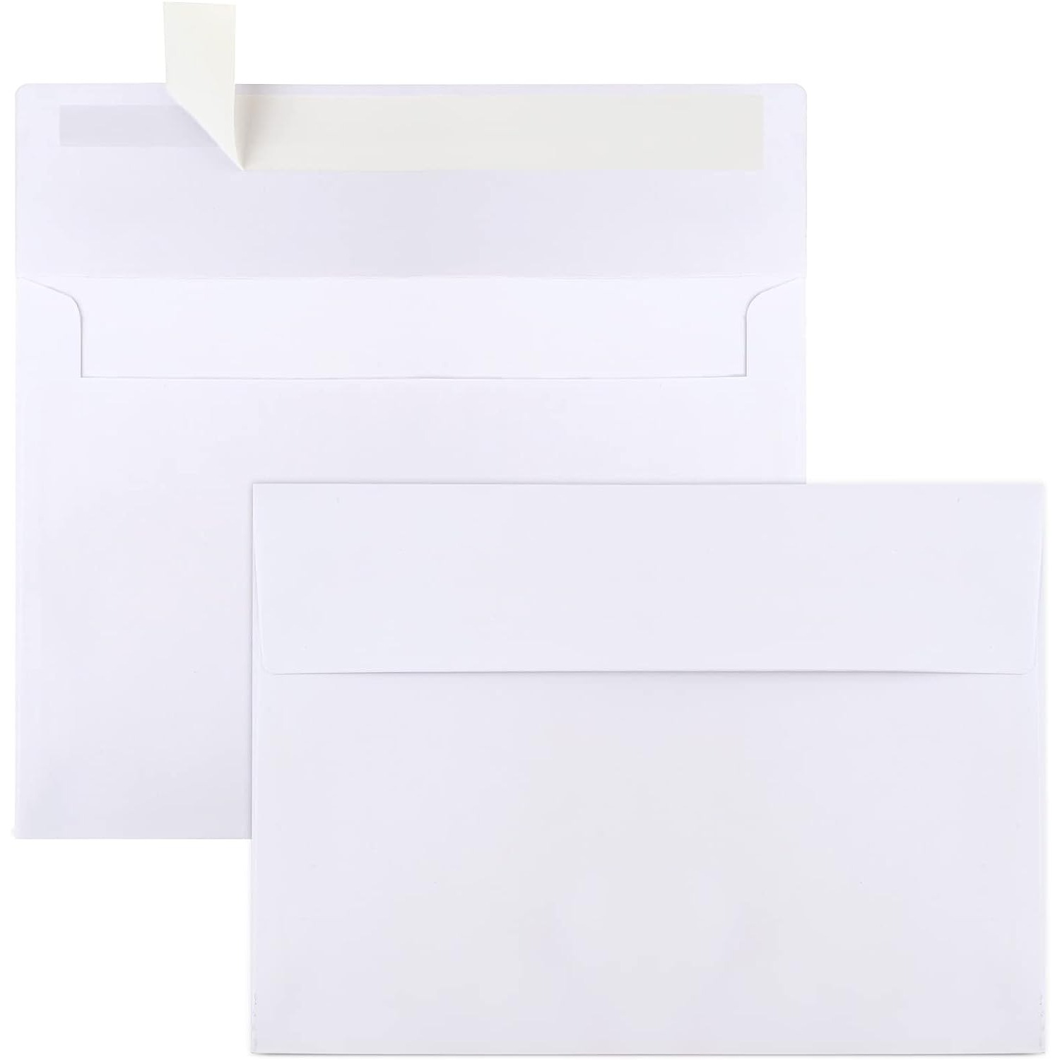 50-Pack Printable A7 Brown Envelopes for 5x7 Cards, Kraft Paper