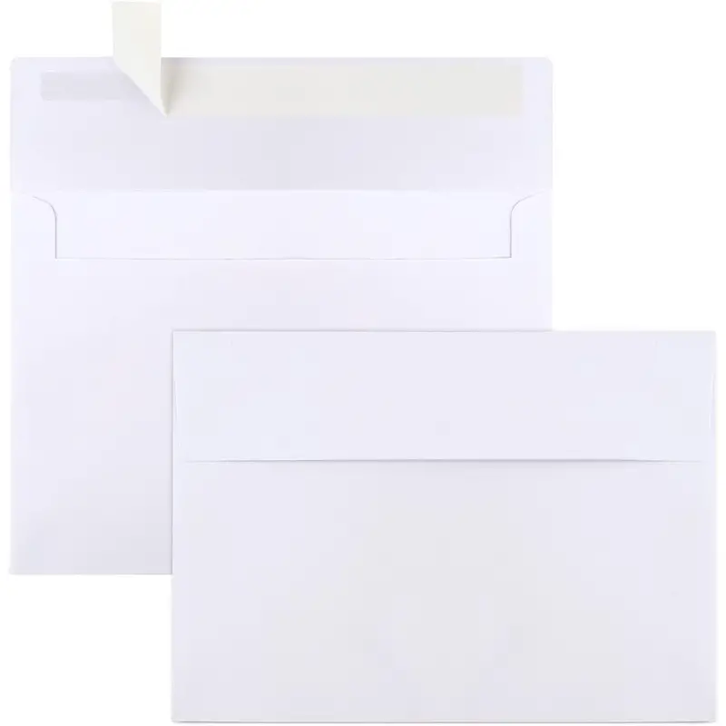 White A7 Self sealing Envelopes Printable For - Temu