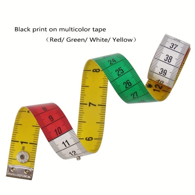Tape Measure for Body Measuring, 60 inch Measuring Tape for Body Measurements, Double Scale Soft Tape Measure, 2pcs Retractable Fabric Tape Measure, B