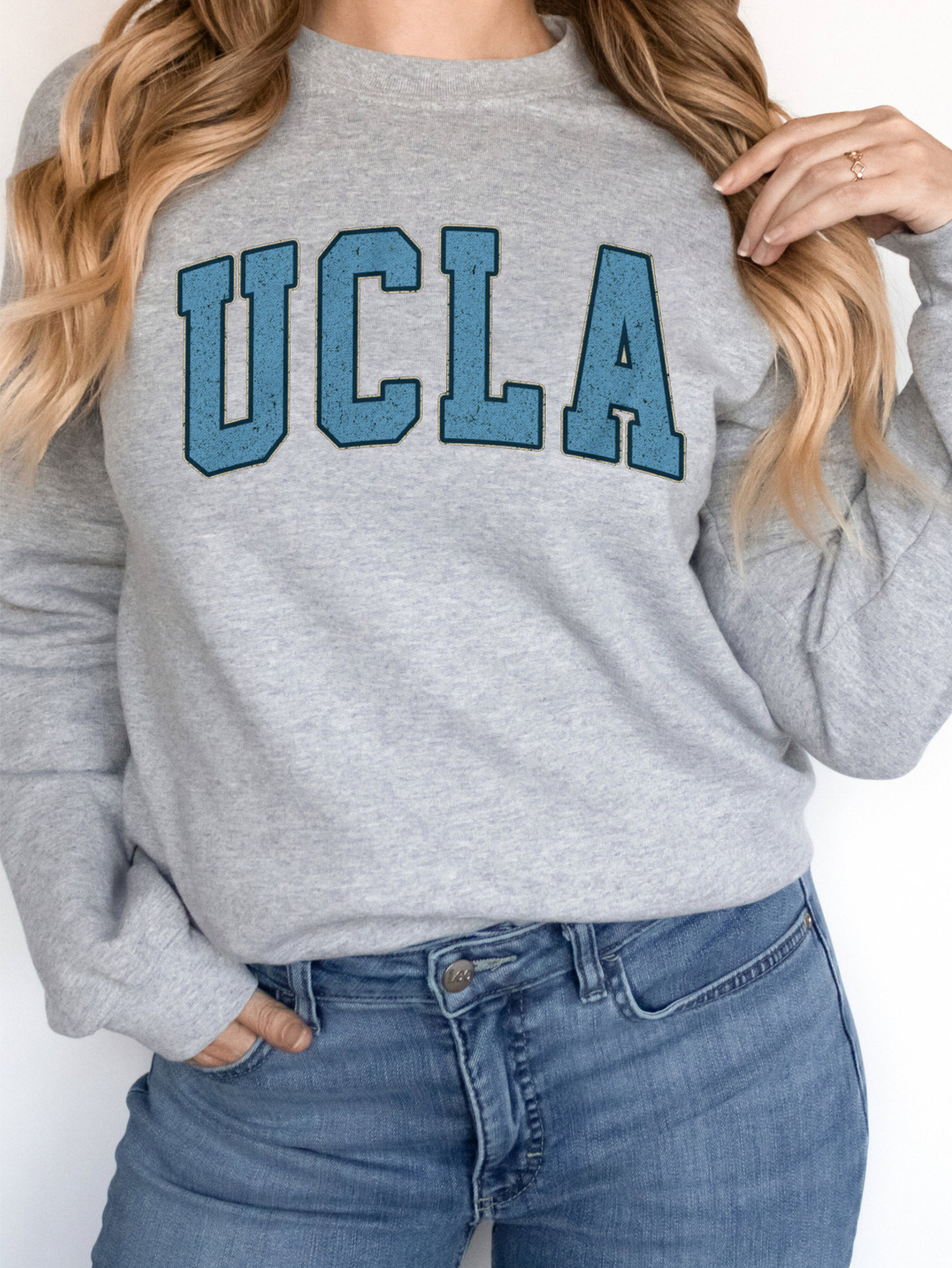 Printed sweatshirt - White/UCLA - Ladies