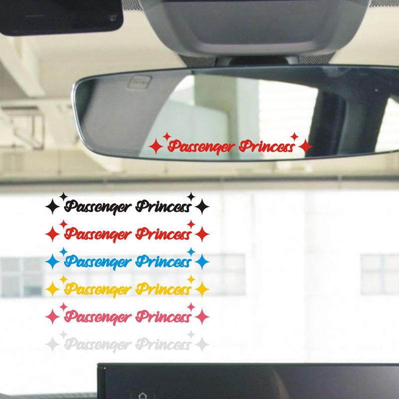 Passenger Princess Decal, Car Mirror Sticker, Rear View Mirror Decal, Car Decal  Sticker, -  Australia