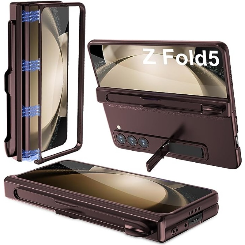 For Samsung Galaxy Z Fold 5 Fold 4/3 Stand Case S Pen Holder