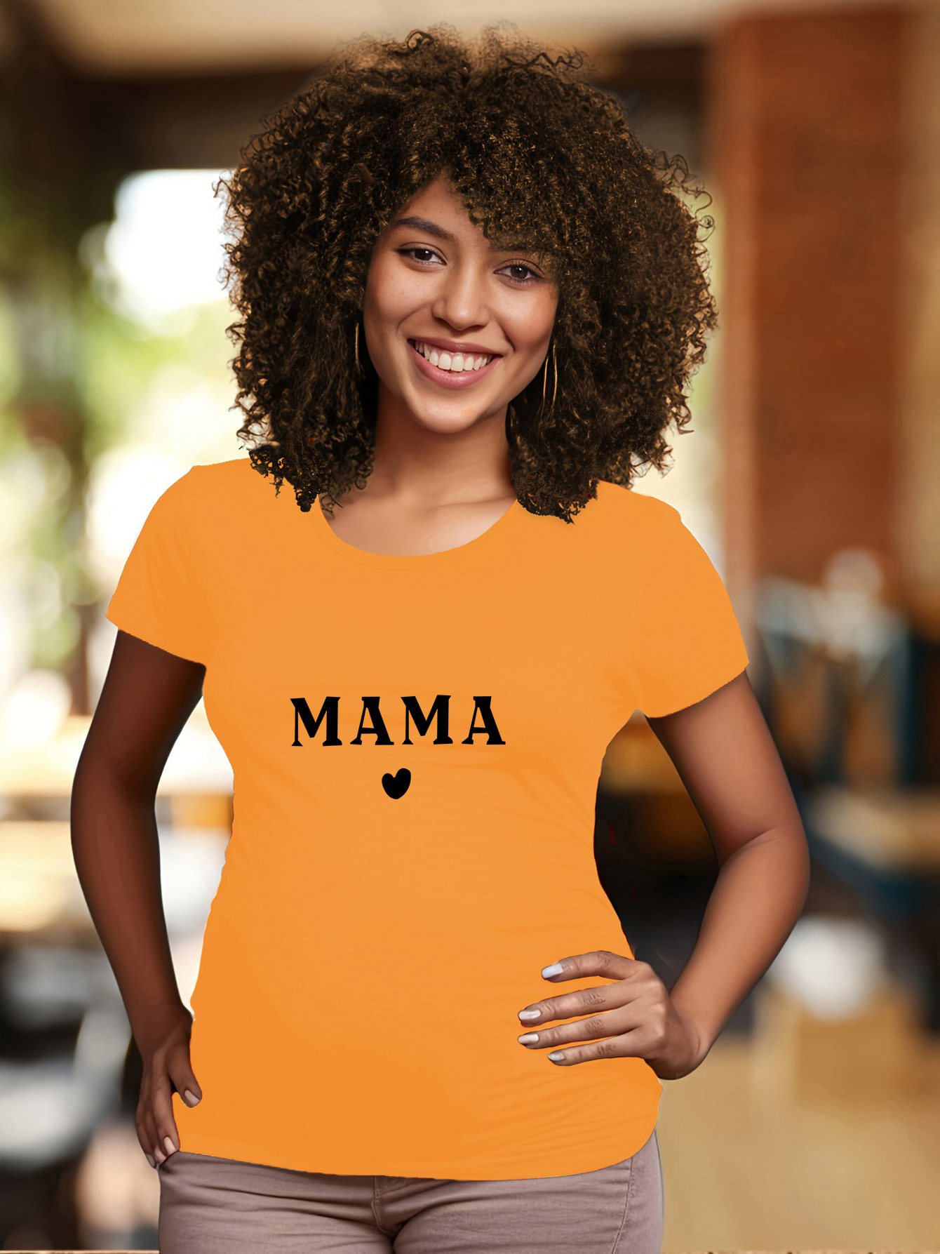 Women's Maternity Fur Mama Baby Mama Print Tee Pregnant - Temu