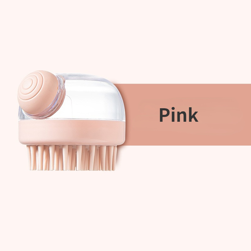 Pet Shampoo Brush Comb with Shampoo Storage