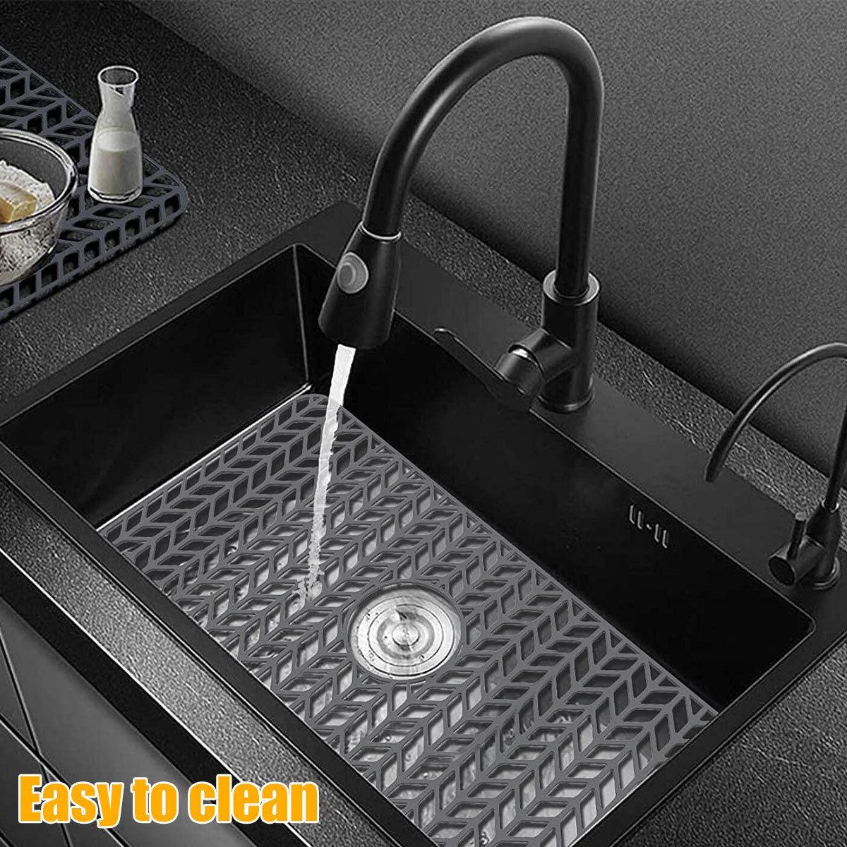 Silicone Drain Mat Hot Kitchen Sink Protector Mat Pad - Temu