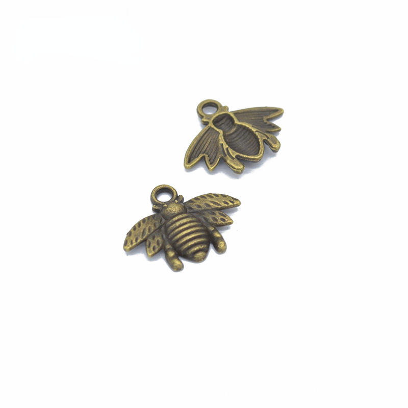 Retro Colorful Bee Charms Alloy Insect Pendants Diy Pendant - Temu