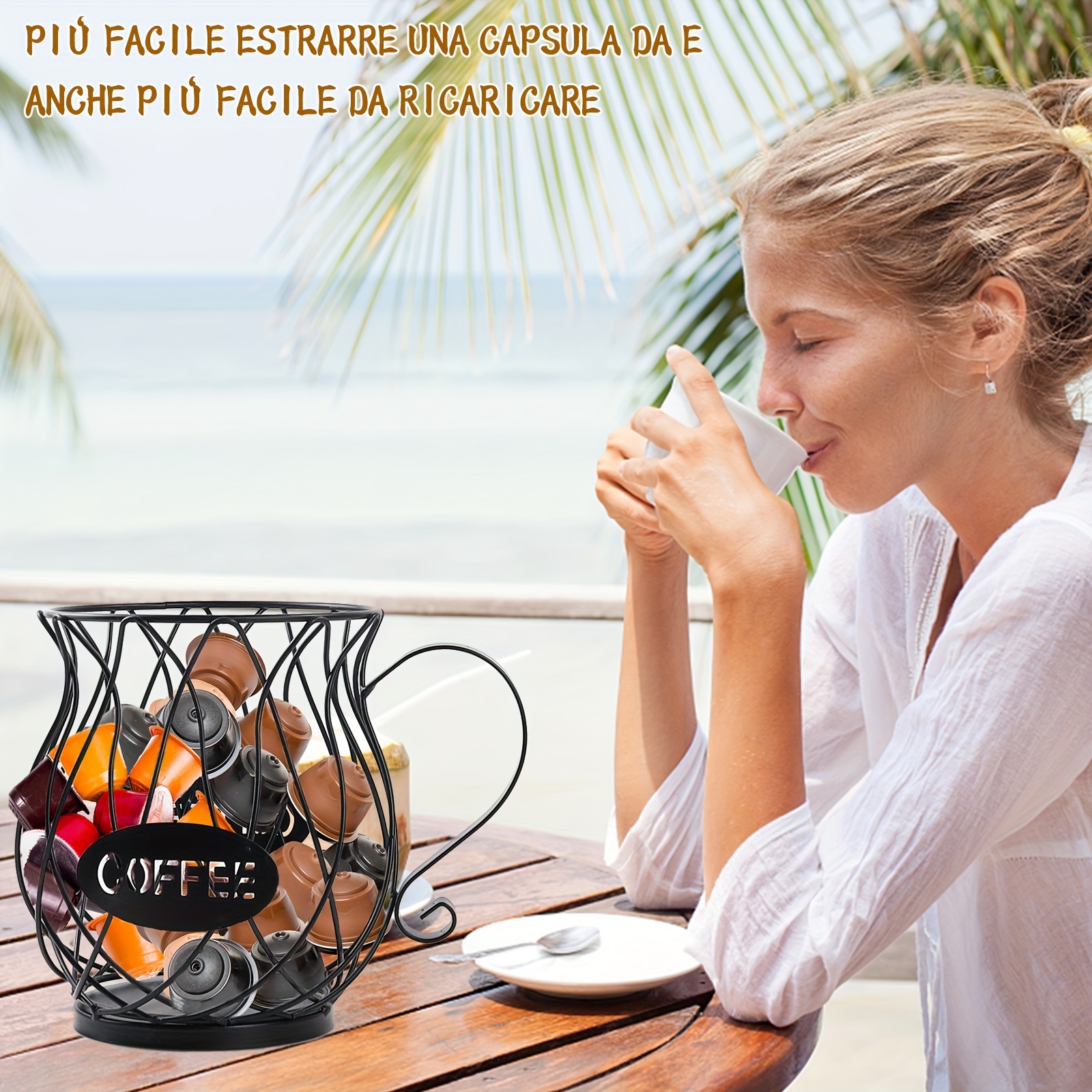 Porta Cialde Caffè 1 Pezzo, Contenitore Per Crema Caffè, Tazza Porta Cialde  Caffè, Porta Cialde Caffè A Forma Di Tazza Cestello Portaoggetti Per Caffè  Espresso Per Bancone Bar - Elettrodomestici - Temu Switzerland