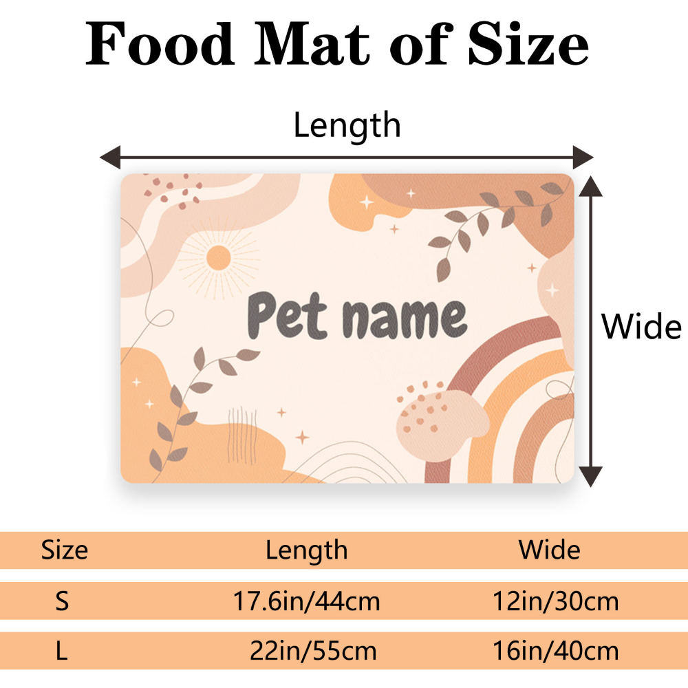 Pet Floor Mat Dog Feeding Mat Waterproof Oil Proof Pu - Temu