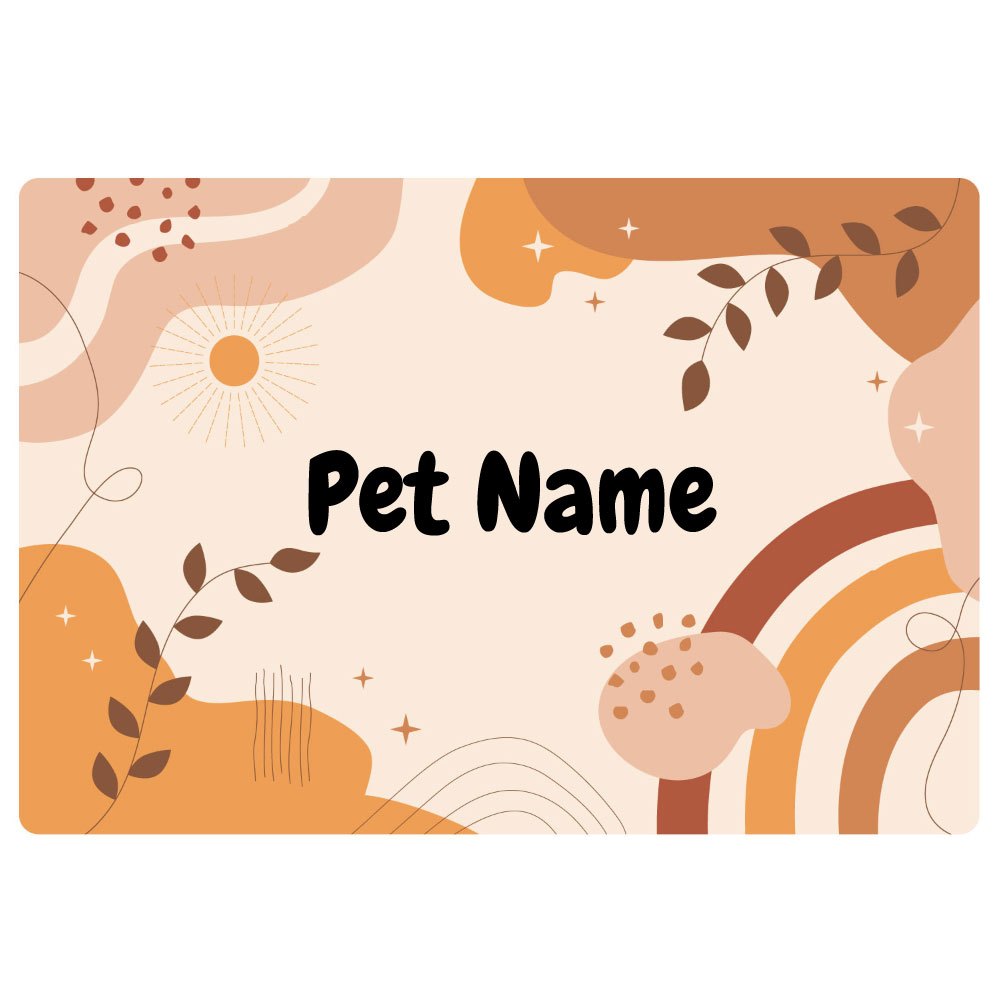 Personalized Dog Cat Food Mat, Pu Leather Dog Bowl Mat Custom Pet Name Dog  Feeding Mat For Food And Water, Waterproof Oil-proof Pet Dog Placemat With  Non-slip Bottom - Temu