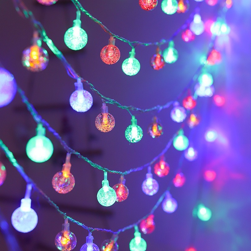 10led/20led/40led Christmas Lights Star Bubble Ball Lamp - Temu