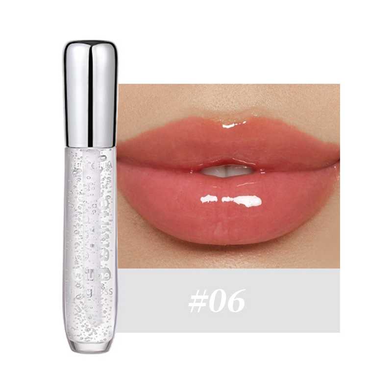 1pc Crystal Jelly Lip Glaze Lip Gloss Transparent Glass Lip Oil