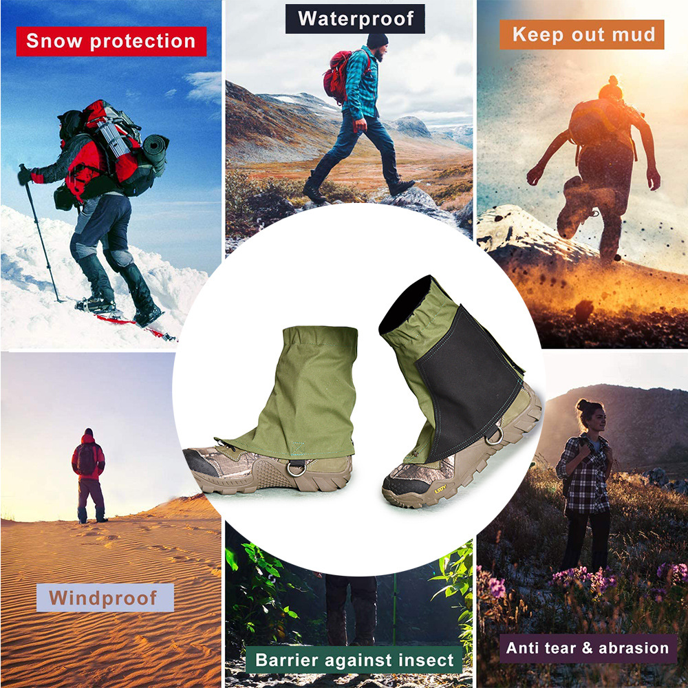 Snow Protection Travel Waterproof Shoe Cover Snowshoeing Gaiters Outdoor Hiking  Leggings - AliExpress