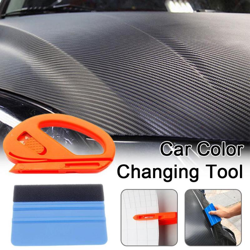 Car Wrap Sticker Scraper Kit Vinyl Wrapping Carbon Fiber Install
