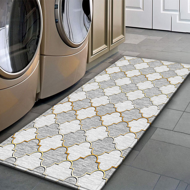 Non-slip Moroccan Rugs, Non-slip Oil-proof Floor Mat, Waterproof Runner Rug,  Dirt-resistant Floor Mat, Machine Washable, Kitchen Living Room Laundry  Bathroom Water-absorbing Floor Mat Set - Temu