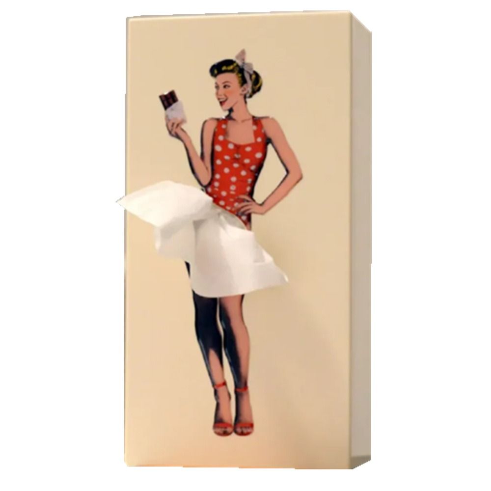 Creative Skirt Girl Tissue Box Tissue Box Cover Napkin - Temu