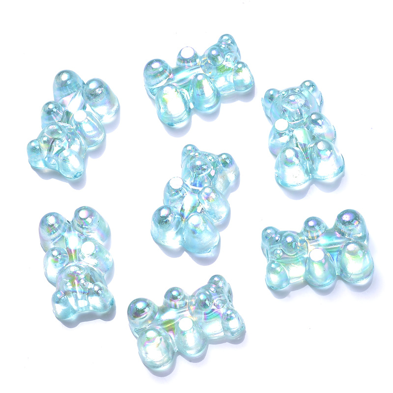 gummy bear beads transparent cartoon beads