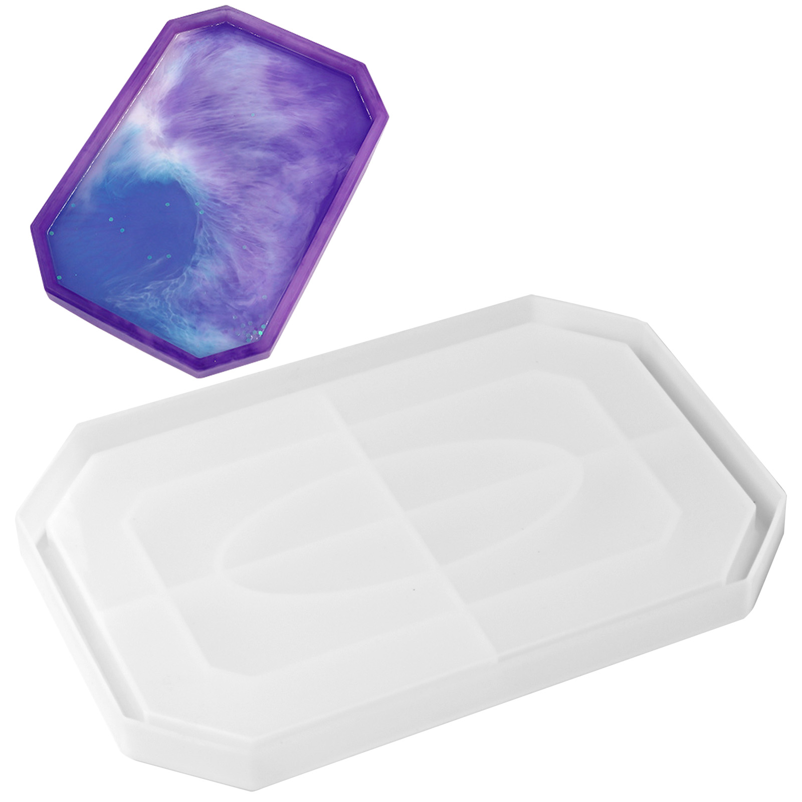 Silicone Tray Molds For Resin Rectangle Resin Storage Tray - Temu