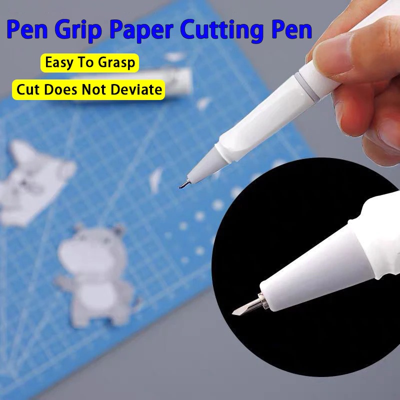 Deli Ceramic Pen Cutter Knife Safety Micro Retractable Blade Box