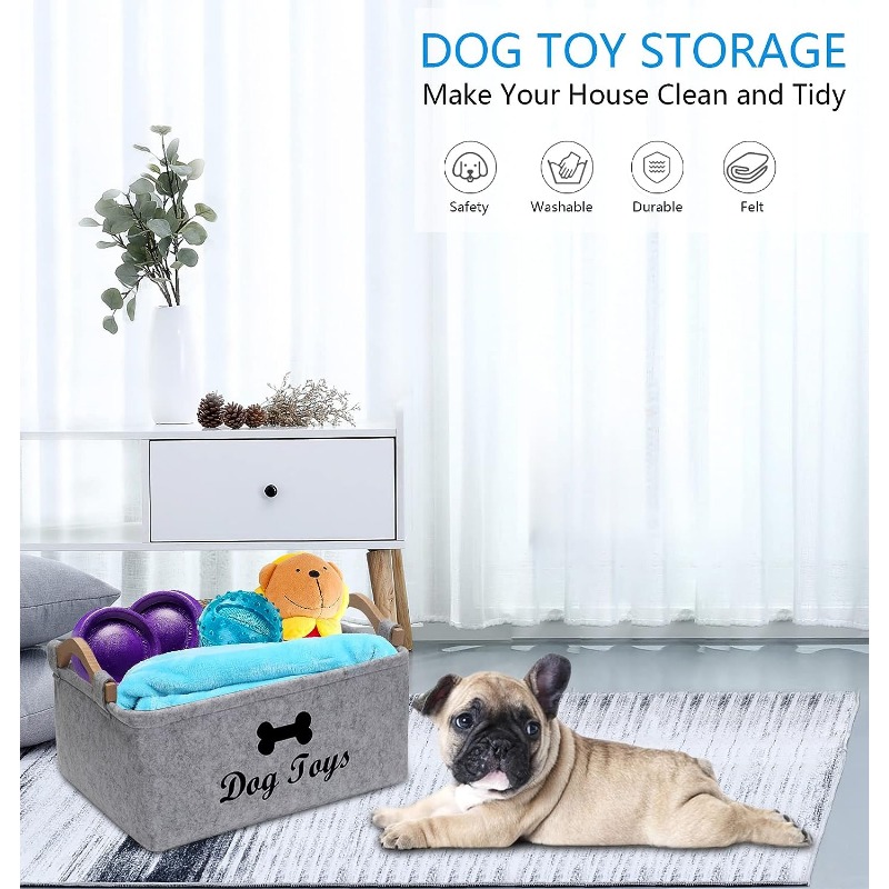 Wooden Dog Toy Boxdog Toys Storagepet Toy Storagepet Toy 