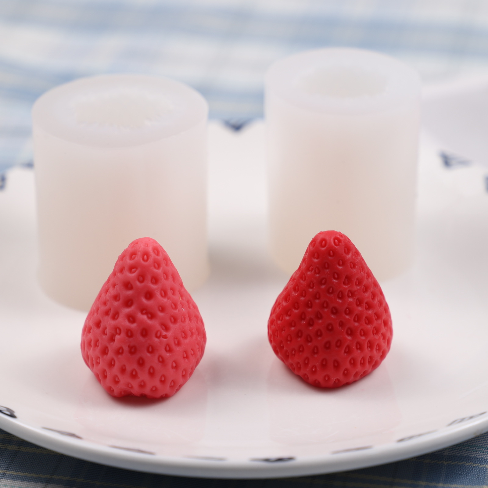 strawberry silicone mold products for sale