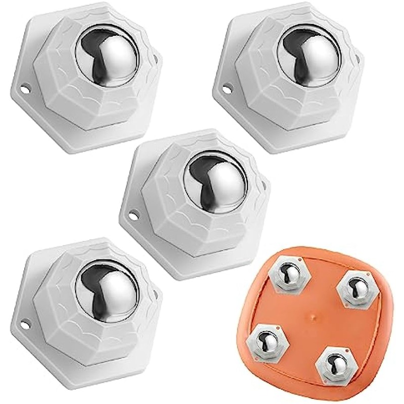 Self Adhesive Mini Caster Wheels, Paste Universal Wheel 360° Rotation – Oh  I Need These
