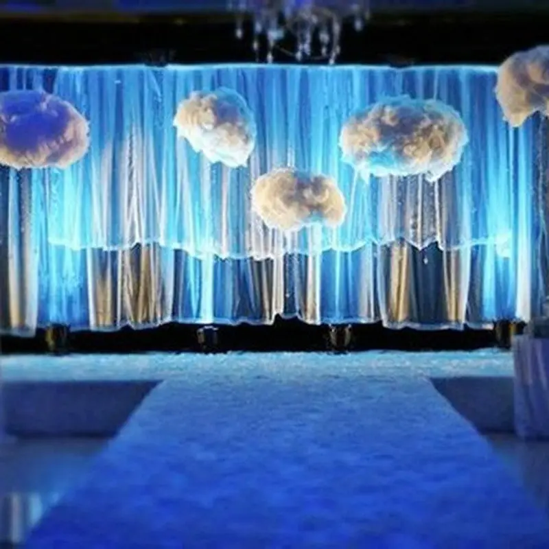 9pcs, Clouds Decorations For Ceiling, Cotton Simulation Hanging Cloud  Decoration, 3D Artificial Fake Clouds Props For Wedding Stage Show Party  Decor (
