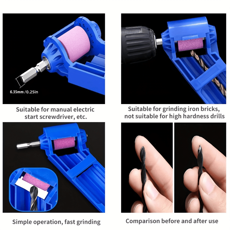 1pc Ruota Rettifica Affilatrice Punte Trapano Strumenti Manuali Set Punte  Trapano Unghie Affilatore Punte Trapano A Gradini Accessori Trapano  Portatile Ruota Rettifica In Corindone Strumento Affilare Punte Trapano A  Spirale