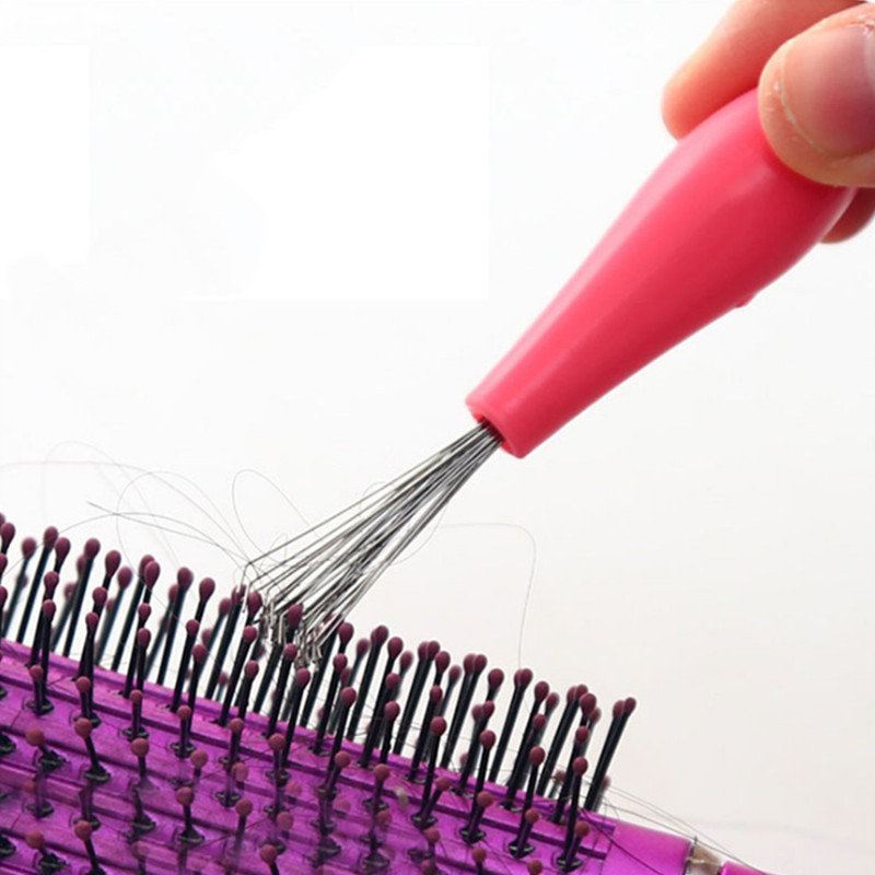 Hair Brush Cleaner Tool, Hairbrush Cleaning Rake, Hair Brush Cleaner, Hair  Dirt Remove Comb Embeded Tool - Temu