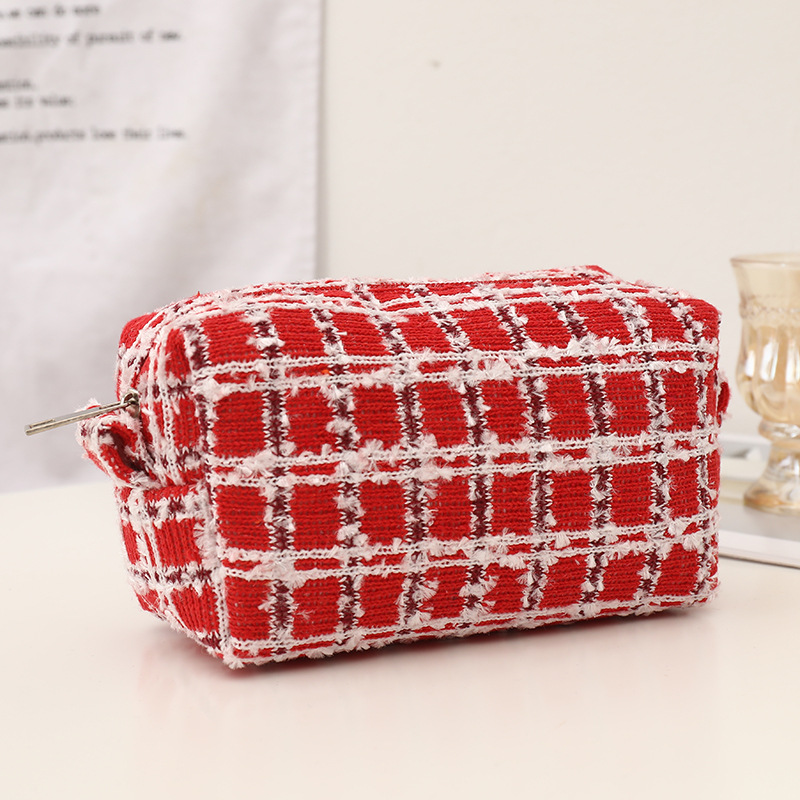 Plaid Makeup Bag Checkered Makeup Bag Travel Toiletry Bag Checkered Cosmetic  Bag Portable Makeup Bags Pouch Travel Organizer Cases for Women Girls  Vacation Travel Cosmetic Bag Pink 