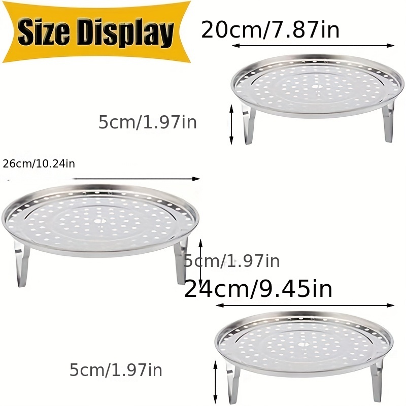 Circular Stainless Steel Frame, Steam Rack Can Loading Frame