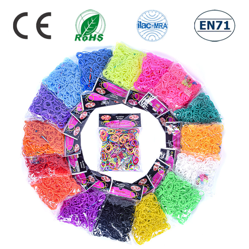 3000+pcs Rubber Band Bracelet Kit Colorful Loom Bracelet - Temu