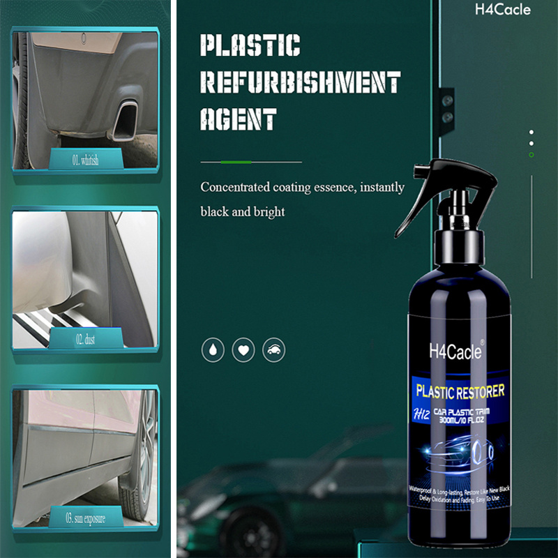 30ml/50ml Car Plastic Restorer Waterproof Plastic Refurbisher