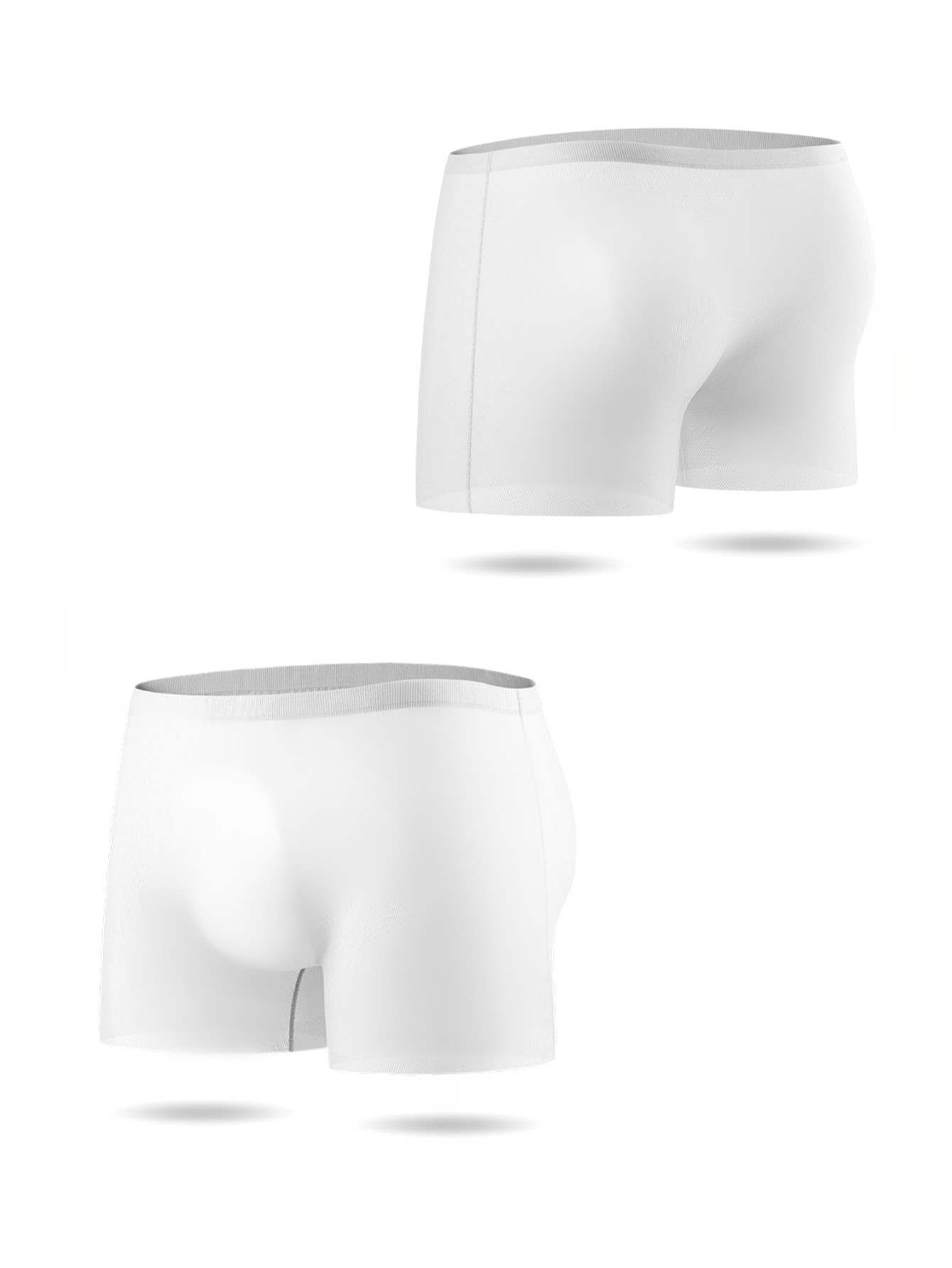 Men's Ice Silk Boxer Briefs Panties Seamless Sexy Underwear - Temu Canada