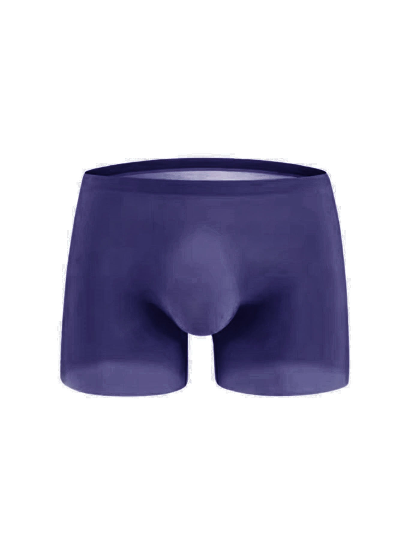 Men Transparent U Pouch Underwear 4Pcs Briefs Comfy Ice Silky Ultra Thin  Panties