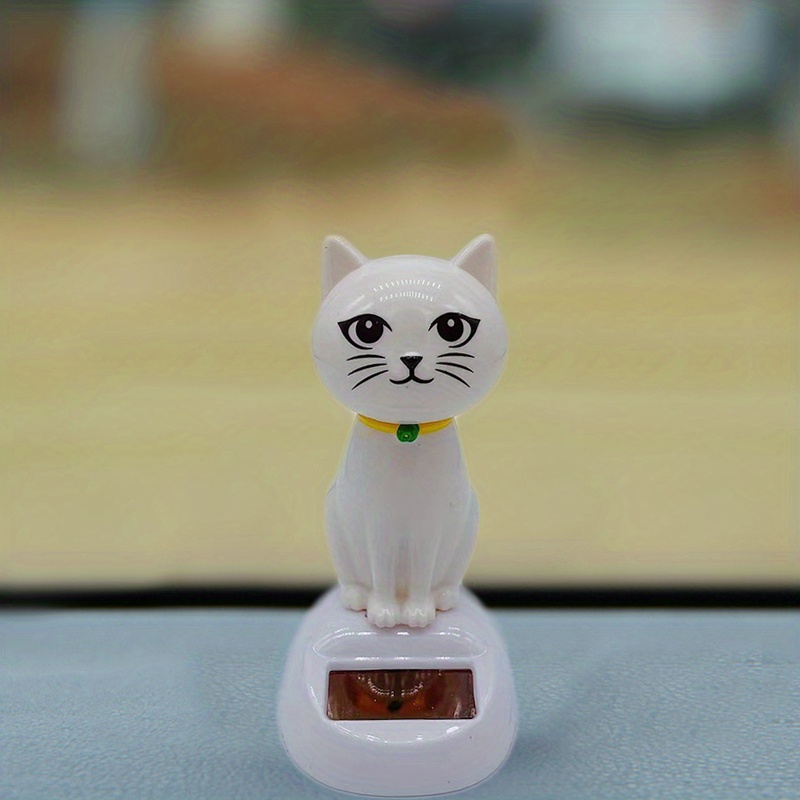 Car Decoration Solar Energy Decoration Shaking Head Doll Cartoon Cat Shape  Decoration Gift Creative Interior Automotive Car Accessories Women - Temu  Philippines