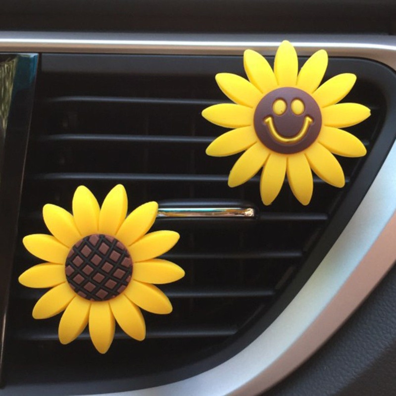 Auto Innendekoration Auto Klimaanlage Outlet Clip Sonnenblume Duft