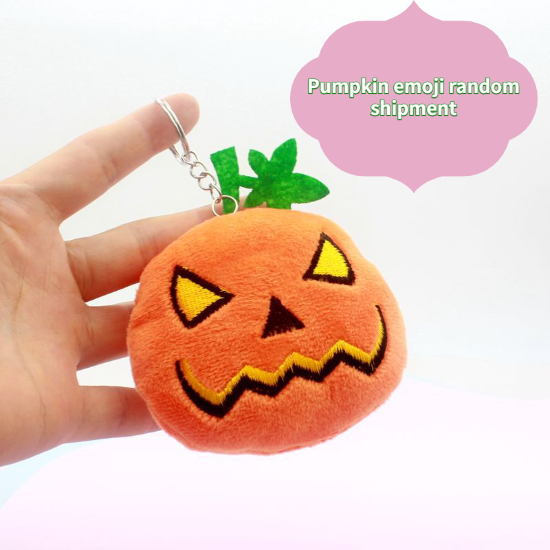 Bat Plush Keychain Kawaii Backpack Charm Ghost and Pumpkin 