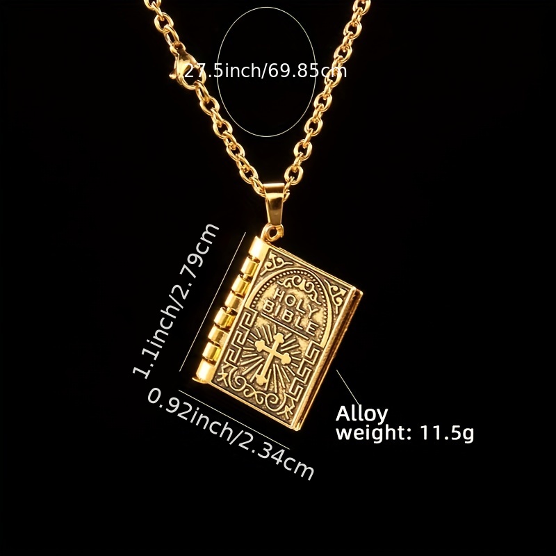 Men's lord's prayer deals necklace