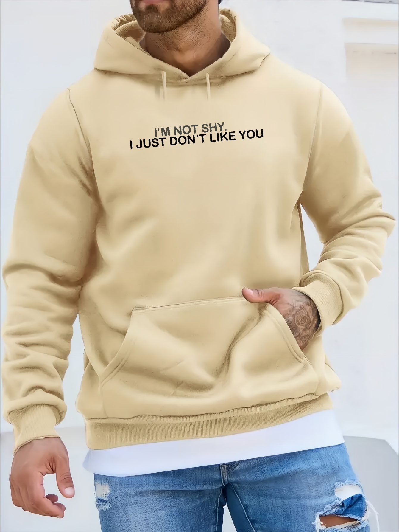 With Funny Sayings Funny Mens Hoodies Funny Saying Print Hoodies