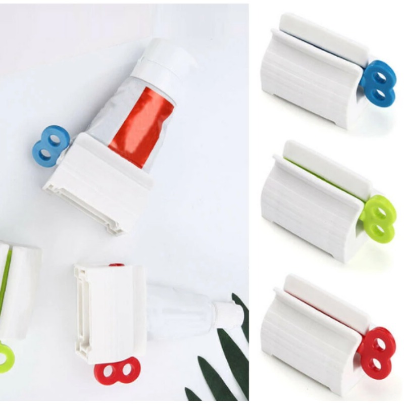 Set of 3 Automatic Toothpaste Squeezers for Lazy Man, Shampoo Press Included