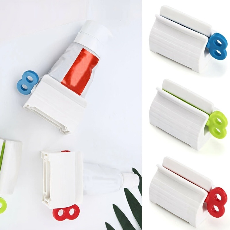 Set of 3 Automatic Toothpaste Squeezers for Lazy Man, Shampoo Press Included